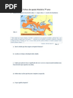 Fichas de Apoio História 7º Ano Romanos