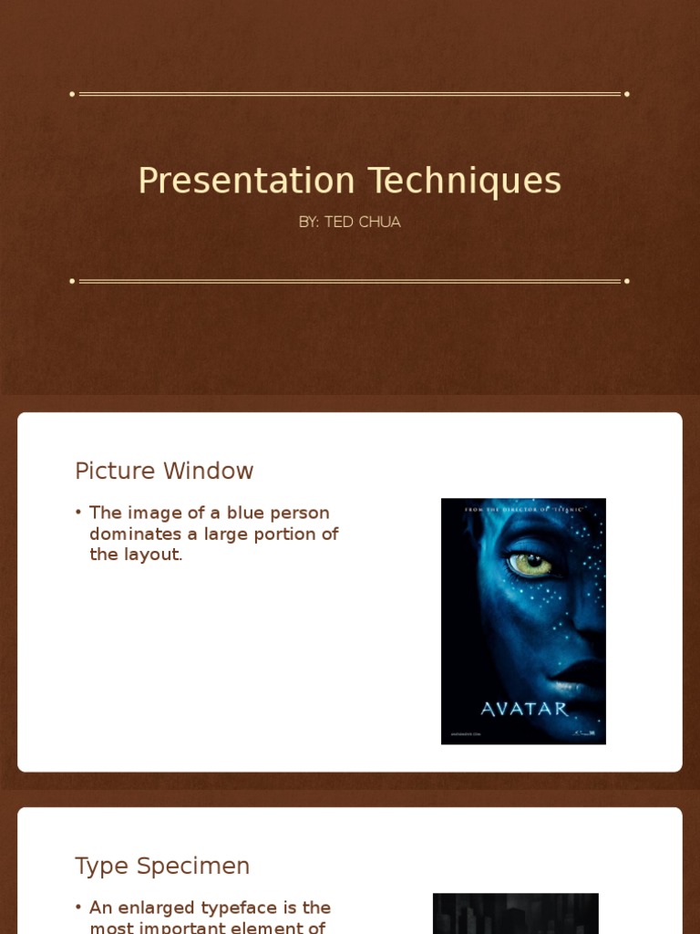 Presentation Techniques | PDF