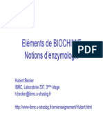 Enzymologie PDF