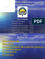 Hukum Bernoulli Dan Fluida Dalam Cara Kerja Alat