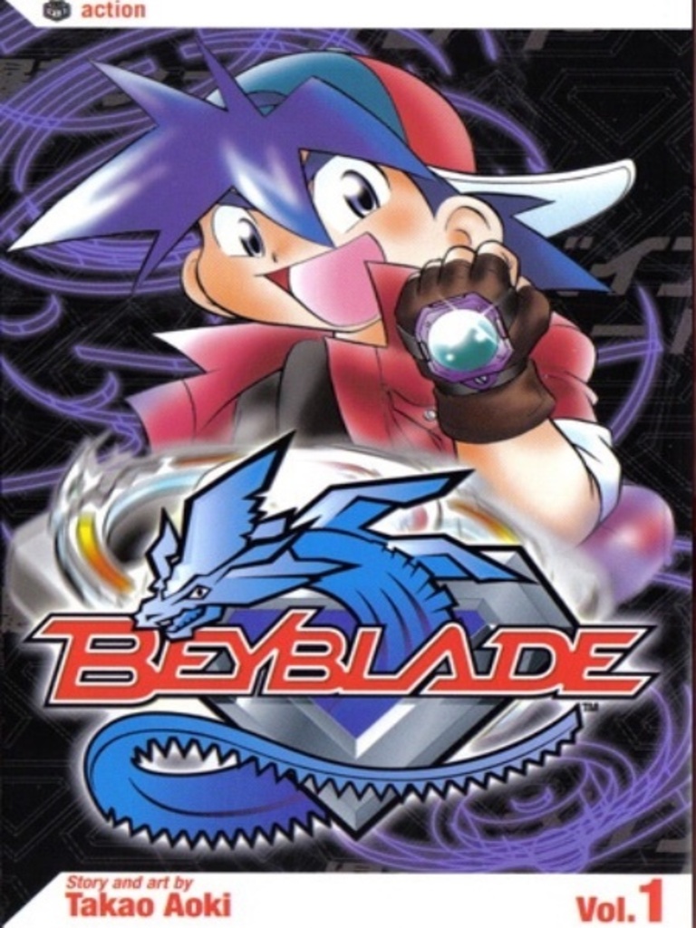 Beyblade Vol 1 Anime Series Shōnen Manga