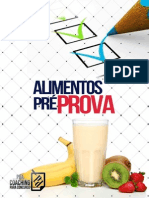 Alimentos Pre Prova e Que Estimulam o Cerebro