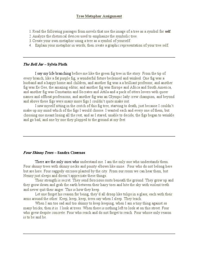 Tree Metaphor Hurston