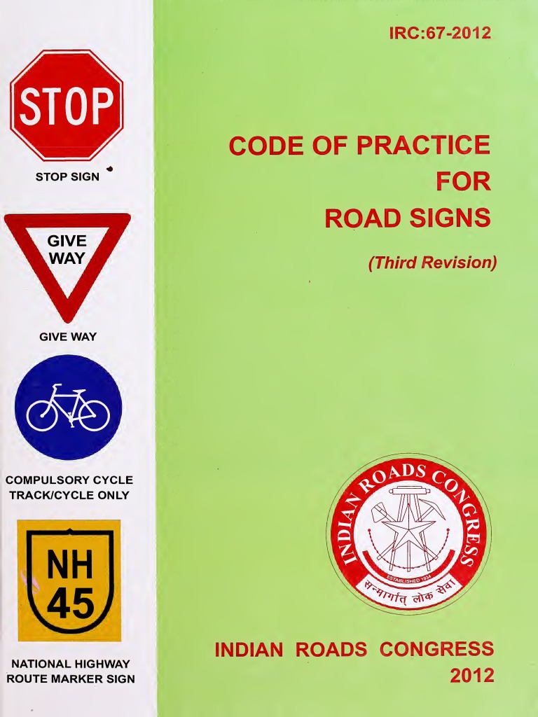 Irc 67 2010 road signs free download