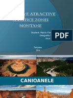 Obiective Atractive Specifice Zonei Montane