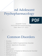 Child and Adolescent Psychopharmacology