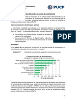 Sondeo de Fuentes de Reclutamiento - Resultados