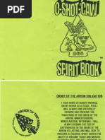 O Shot Caw Spirit Book