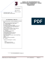 Check List Equipamentos de Segurança - F.man.04-01