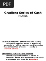 Arithmetic and Geometric Gradient