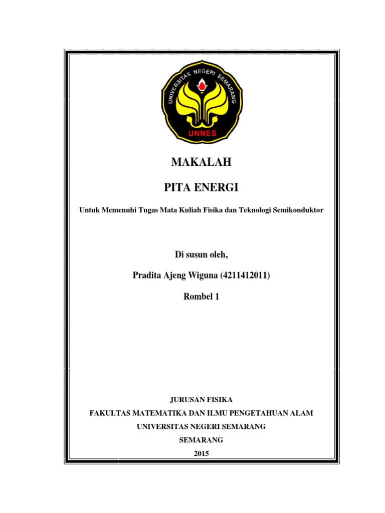 Makalah Pita Energi