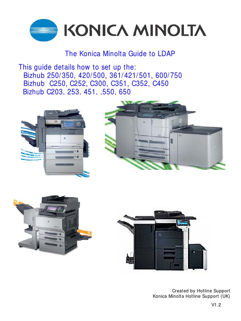The Konica Minolta Guide To LDAP PDF