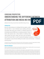 Understanding the Difference between Attribution and Media Mix Modeling