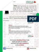 Aula 01 - Grandezas Físicas, Notação Padrão e Ordem de Grandeza