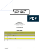 Rear Projection TV Service Manual