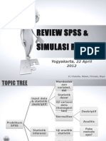 Review Spss & Simulasi Responsi Biasa