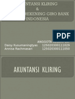 Akuntansi Kliring & Kas Dan Rekening Giro Bank Indonesia