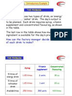 Decision Math - LP Example