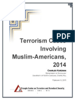 Terrorism Cases Involving Muslim-Americans 2014