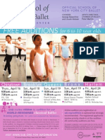 2015 School of American Ballet Flyer
