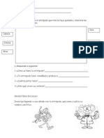 Ficha de trabajo de los artópodos PRIMARIA