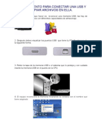 Procedimiento para Copiar Archivos A Usb