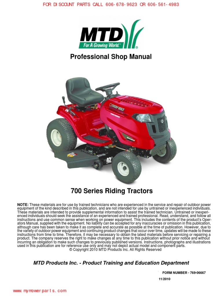 Yard Machine 700 Series Riders Repair Manual. PDF Steering Screw