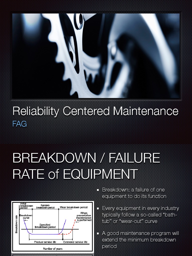 Rcm Presentation Pdf Reliability Engineering Engineering