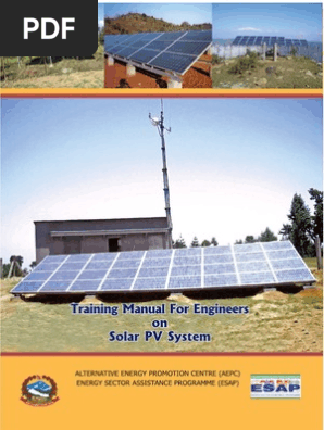 Training Manual For Engineers On Solar Pv System Ac Power