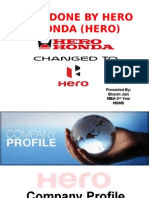 CSR of Hero Honda - Bhavin