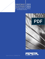 Convenio Metal 2013 - 2014 PDF