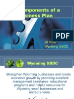 Components of A Business Plan