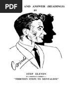 13 step to mentalism pdf to excel free
