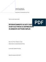 Interfacciamento Di Dati e Gestione Di Reti Elettriche Di Distribuzione in Ambiente Software Nepl PDF