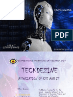TecKDezine2015 COIMBATORE INSTITUTE OF TECHNOLOGY