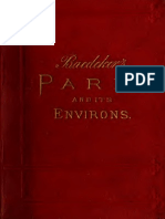 BAEDEKER, K. Paris and Environs With Routes From London To Paris ...