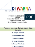 Studi Warna-Fungsi Dan Kelompok Warna