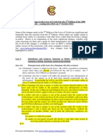 Explanation of Changes to the Laws of Cricket for the 5th Edition of the 2000 Code