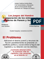 Los Juegos Del Hambre. Comparación de Sistemas de Gobierno