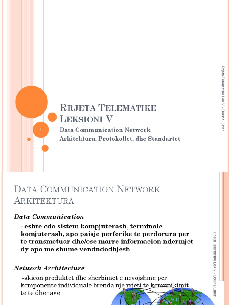 Rrjetat Telematike Leksioni V | PDF