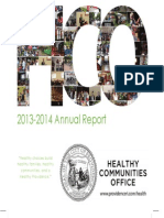 Providence Healthy  Communities Office 2013-2014 Report