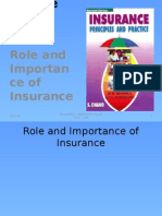 Chapter 3 [Role and Importance of Insurance]
