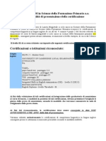 Certificazioni Linguistiche CDLM SFP - 201213