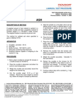 Lubrizol Ash Test