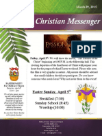 March 29 Newsletter