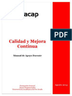 Manual Calidad y Mejora Continua GECM01