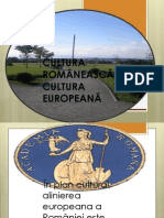 Cultura Romaneasca - Cultura Europeana