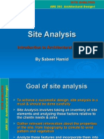 Site Analysis Example