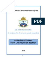 Desafíos Actuales de La Educación Técnica