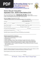 Mun 2015 Apr18 Application Form, Gender Equality